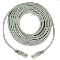 Патч-корд Gembird PP12e-10M, UTP 5е кат, RJ-45(m)-RJ-45(m), 10 м, серый