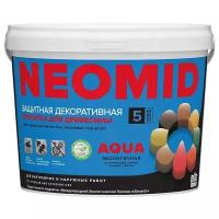 Защитная декоративная пропитка для древесины NEOMID BiO COLOR Aqua - 2.3 л. Махагон