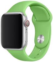 Ремешок TFN силиконовый для часов Apple Watch 42/44/45 mm series 1-7/размер S/M/green/зеленый