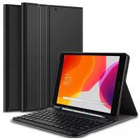 Чехол-клавиатура MyPads для Samsung Galaxy Tab S6 Lite 10.4 SM-P610 / P615 / S6 Lite 2022 Edition (SM-P613) съёмная беспроводная Bluetooth-клавиату