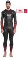 Гидрокостюм мужской MadWave WETSUIT JET, Цвет - черный/красный; Размер - LL; Материал - Неопрен