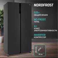 Холодильник NORDFROST RFS 525DX NF inverter, Side-by-Side, Total No Frost, 525 л объем