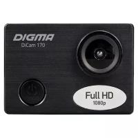 Экшн-камера Digma DiCam 170, черный