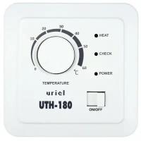 Терморегулятор/термостат UTH-180 до 2600Вт для теплого пола, белый. встраиваемый