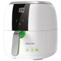 Аэрофритюрница Sencor SFR 5320WH, 3 л, 6 программ, белый/черный/зеленый