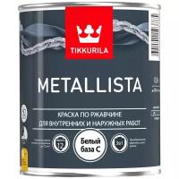 Краска Tikkurila Metallista влагостойкая моющаяся глянцевая бесцветный 0.9 л