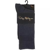 Классические мужские носки Philippe Matignon PHM 801 Cotton Soft, размер 39, цвет Темно-серый