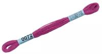Мулине Gamma нитки для вышивания 0001-0206 8 м, 24 шт. 0072 светло-лиловый