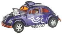 Гоночная машина Serinity Toys Volkswagen Beetle (5405DKT) 1:38, 12.5 см, фиолетовый