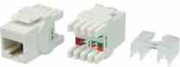 Вставка Keystone Jack RJ-45(8P8C) категория 5e тип 180град. KJ8-8P8C-C5e-180-WH бел. Hyperline 426192