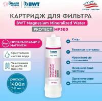 Картридж для фильтра мойку BWT MP300 Magnesium Mineralized Water/Минерализация Магнием, усиленная защита от накипи