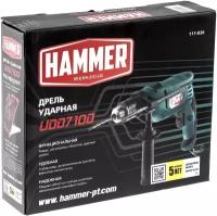 Дрель Hammer UDD710D, 710 Вт зеленый