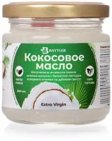 Масло кокосовое, нерафинированное, холодный отжим Extra Virgin на дубовом прессе, из свежих филиппинских зеленых кокосов, BAYTLER, 200 мл, 180 г