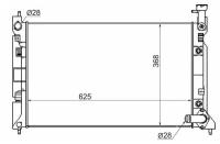 MC0001Z2 SAT Радиатор MITSUBISHI COLT 4G15/4G19 Z25/8A 02-