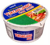 Samyang Лапша быстрого приготовления острая со вкусом говядины Yukgaejang, 86 г