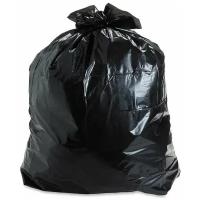 Мешки для мусора 120 л, ПВД черные в пластах, 50 шт (размер 1 шт 70*110 см)