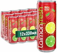 Газированный напиток Laimon Fresh Berries (ягоды) 0,33 л х 12 шт. бан. SLEEK