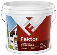 Краска акриловая фасадная Faktor матовая (13кг)