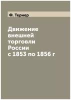 Движение внешней торговли России с 1853 по 1856 г