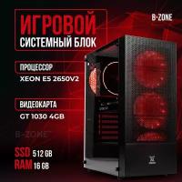 Игровой компьютер B-Zone ПК E5 2650V2 / GT1030 4GB / 16GB / 512GB SSD