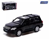 Машина металлическая LEXUS LX570, 1:43, инерция, открываются двери, цвет чёрный