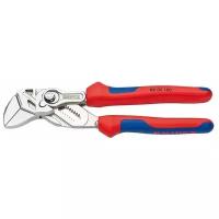 Knipex Скользящие плоскогубцы 86 05 180 - 3.5 см - Хром-ванадиевая сталь - Пластик - Синий/Красный - 18 см