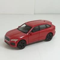 Металлическая машинка 1:34-1:39 JAGUAR F-PACE, красный 43726D Welly