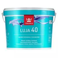 Краска акриловая Tikkurila Luja 40 влагостойкая моющаяся полуглянцевая белый 9 л