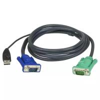 KVM кабель ATEN 2L-5205U / 2L-5205U, KVM кабель с интерфейсами USB, VGA и разъемом SPHD... ATEN 2L-5205U