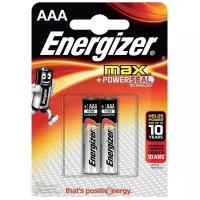 Батарейка Energizer Max AAA/LR03, в упаковке: 2 шт