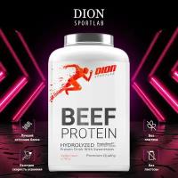 Профессиональный Гидролизованный Пептидный Beef Protein Dion Sportlab, Говяжий Протеин. Вкус: ваниль. Порошок 750г, Латвия