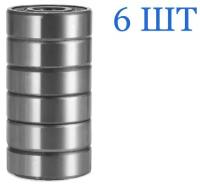 Подшипник 6204 ZZ, 80204, 6204 2Z, 20х47х14 (6 шт.)