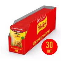 Влажный корм для кошек Friskies с говядиной 30 шт. х 50 г (кусочки в соусе)