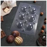 Форма для шоколада «Сферы», 6 см, цвет прозрачный. В наборе 1шт