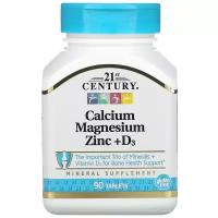 Calcium Magnesium Zinc + D3 таб., 100 г, 90 шт., 1 уп