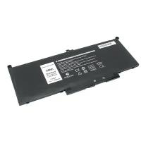 Аккумуляторная батарея для ноутбука Dell Latitude 12 7000 (F3YGT-2S2P) 7.6V 6800mAh OEM черная