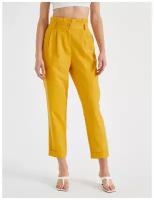 Брюки KOTON WOMEN, 1YAK46979IW, цвет: MUSTARD, размер: 38