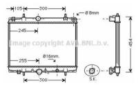 Основной радиатор (двигателя) Ava PEA2200 для Peugeot 406, 607