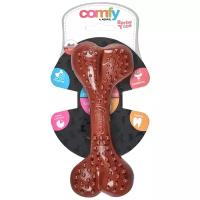 Игрушка для собак COMFY by AQUAEL BARBECUE Косточка с ароматом барбекю, 16.5 см, коричневая