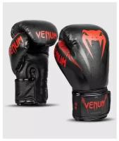 Перчатки боксерские Venum Impact Black/Red 16 унций