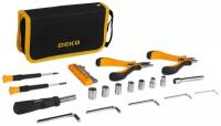 Набор инструментов для дома Deko DKMT29 (29 предметов) черно-желтый