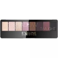 Палетка теней для век `EVELINE` EYESHADOW PROFESSIONAL PALETTE тон 02 (twilight)