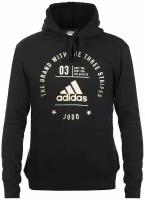 Толстовка с капюшоном (Худи) детская The Brand With The Three Stripes Judo Kids черно-золотая