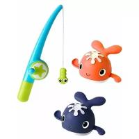 Игровой набор для купания магнитная рыбалка с заводными китятами / игрушка для ванной / развивающая игрушка. 