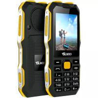 Телефон OLMIO X02, 2 SIM, черный/желтый