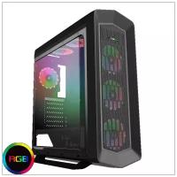 Корпус GameMax Asgard RGB без БП (Midi Tower, ATX, ЧернUSB 3.0, 4*120 RGB+controller)