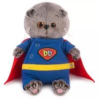 Кот Басик Бэби BB-024 в костюме супермена 20 см Budi Basa