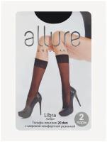 Гольфы ALLURE Libra 20 женские, цвет nero, размер unica