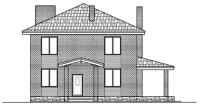 Проект газобетонного дома Catalog-Plans-40-04BEA (148,24кв. м, 10,26x10,26м, газобетон 400)