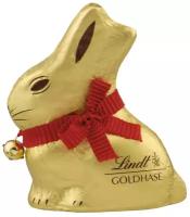 Фигурный шоколад Lindt Пасхальный Кролик Золотой, 100 г, 16 шт